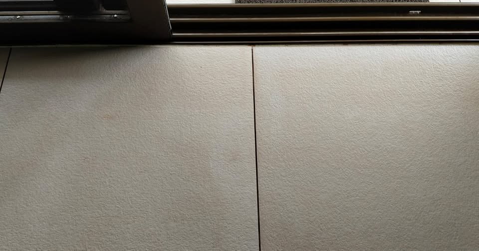 Tile floor scrubbed — after cleaning by Filth Fighters