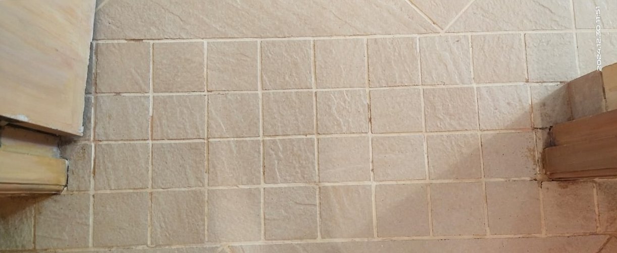Grime lifted from grout — after cleaning by Filth Fighters