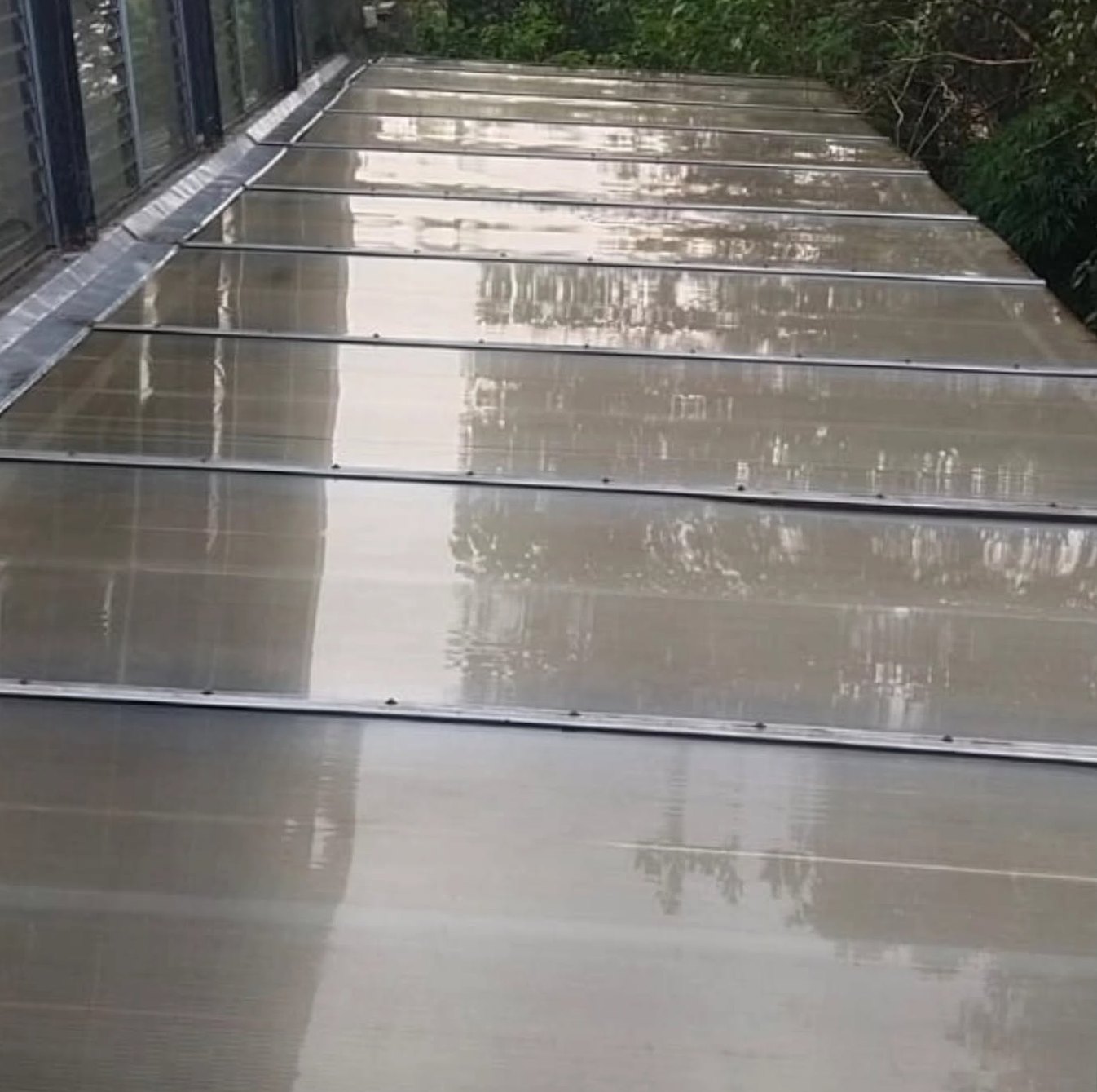 Covered verandah, scrubbed clean — after cleaning by Filth Fighters